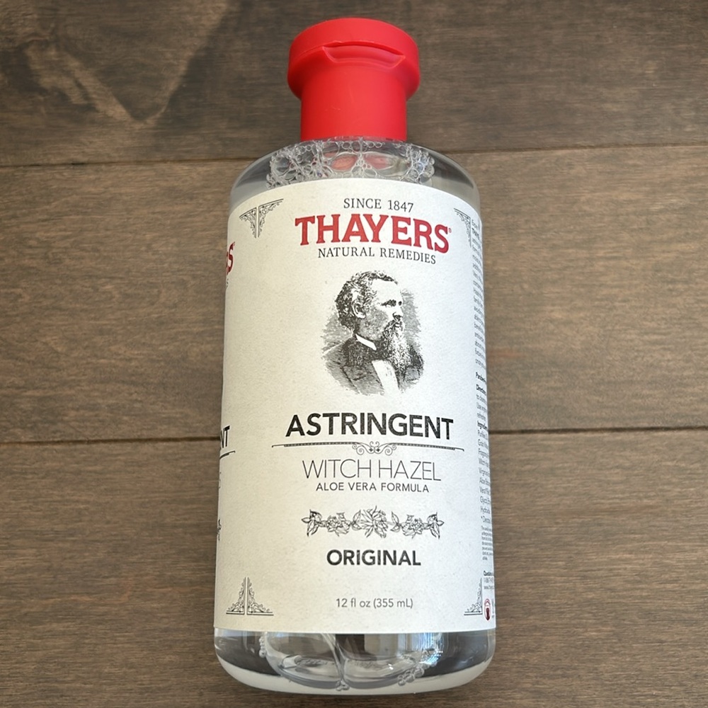 THAYERS Witch Hazel Original Face Astringent Skincare, Aloe Vera, Natural Health